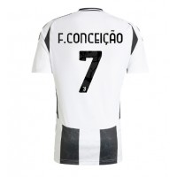 Camisa de Futebol Juventus Francisco Conceicao #7 Equipamento Principal 2024-25 Manga Curta